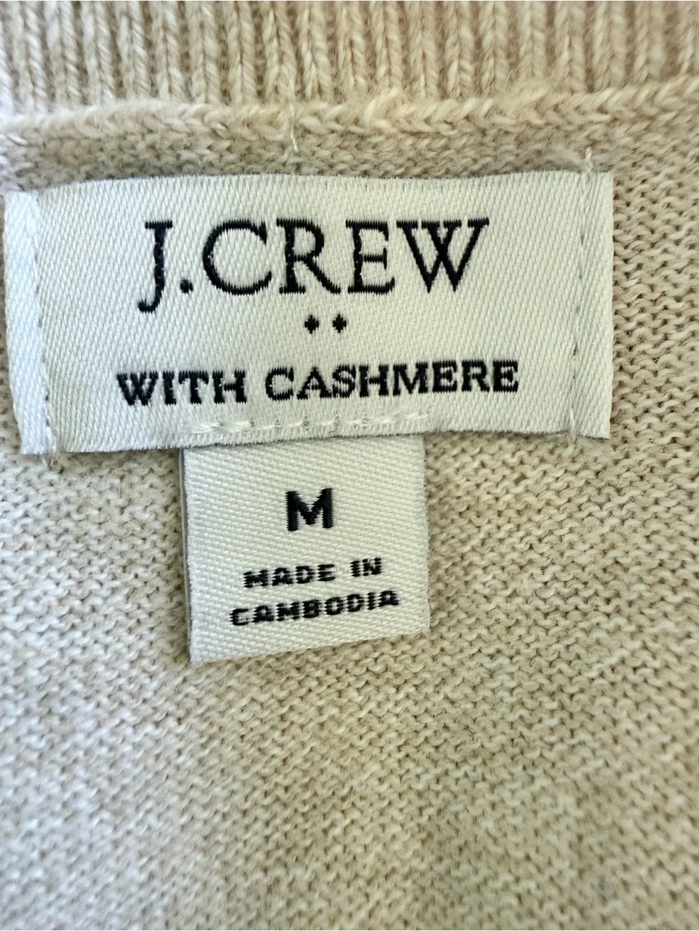 J. Crew Short Sleeve Crewneck Tee sweater in Light Taupe